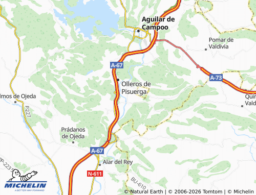 MICHELIN Santa María de Mave map - ViaMichelin