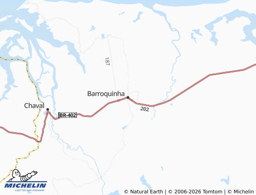 MICHELIN-Landkarte Barroquinha - ViaMichelin