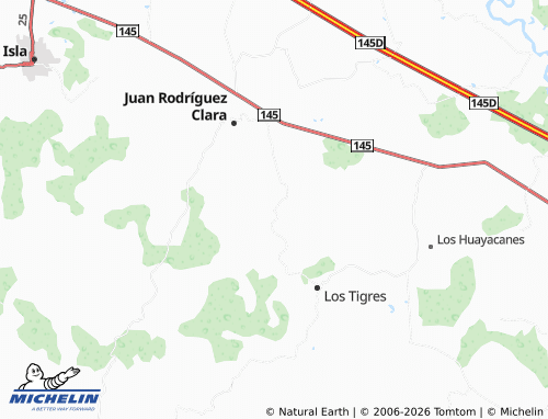 MICHELIN Jimba Tinaco map - ViaMichelin