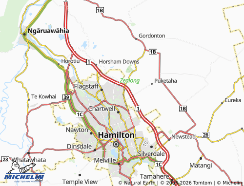 Mapa MICHELIN Huntington - ViaMichelin