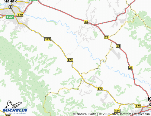 Mapa MICHELIN Mršinci - ViaMichelin