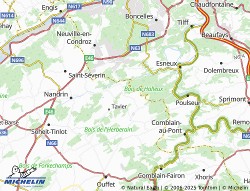 Carte MICHELIN Limont - ViaMichelin