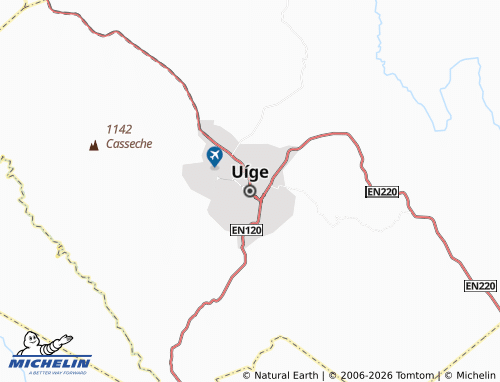Mapa MICHELIN Uíge - ViaMichelin