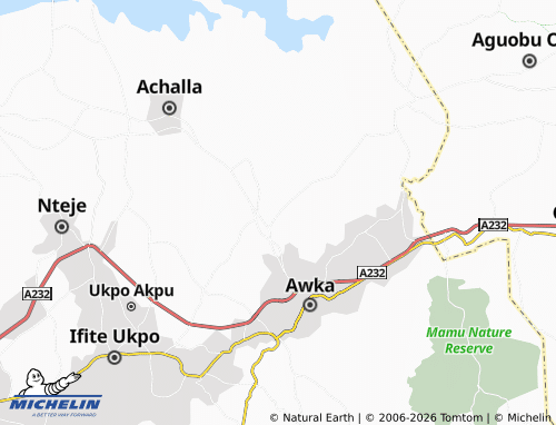 Mappa MICHELIN Mgbakwu - ViaMichelin