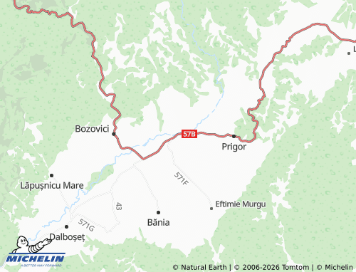 Carte MICHELIN Prilipeț - ViaMichelin