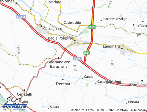 MICHELIN Crocetta map - ViaMichelin