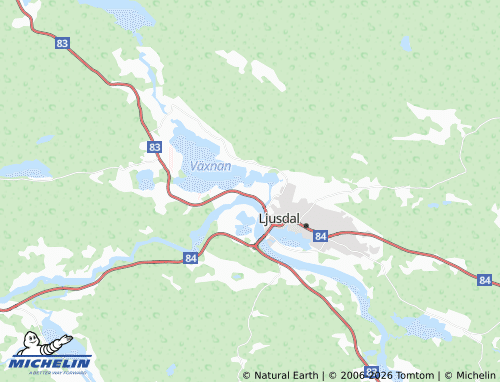 MICHELIN-Landkarte Nore - ViaMichelin