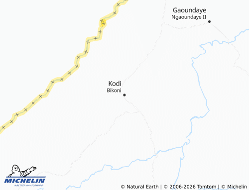 MICHELIN Bikoni map - ViaMichelin