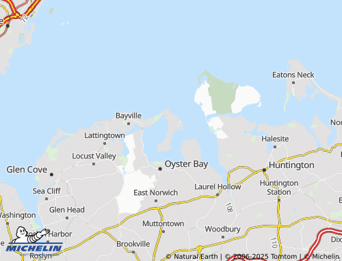 MICHELIN Centre Island map - ViaMichelin