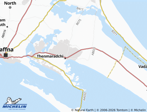 Mapa MICHELIN Sangathanai - ViaMichelin