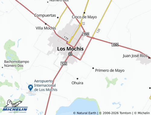 MICHELIN Los Portales map - ViaMichelin