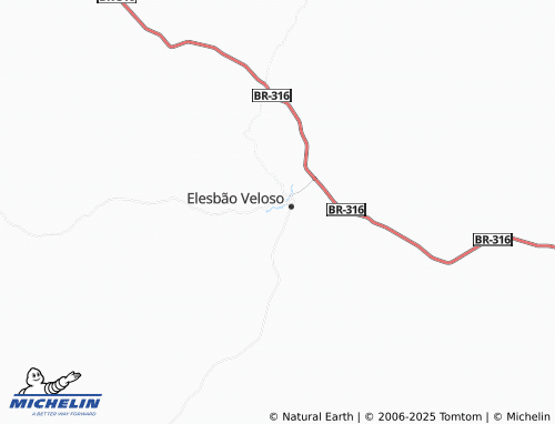 MICHELIN Capitão Mundoco map - ViaMichelin