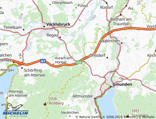 MICHELIN-Landkarte Hinterbuch - ViaMichelin