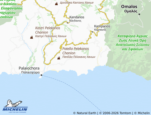 Mappa MICHELIN Prodromi - ViaMichelin