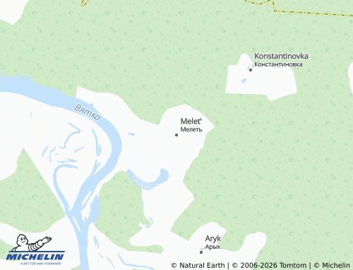 MICHELIN-Landkarte Melet' - ViaMichelin
