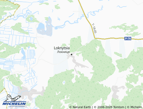Mappa MICHELIN Loknytsia - ViaMichelin