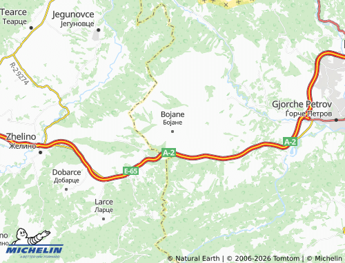 Mapa MICHELIN Bojane - ViaMichelin