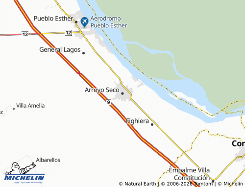 MICHELIN-Landkarte Arroyo Seco - ViaMichelin