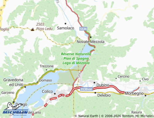 MICHELIN Dascio map - ViaMichelin