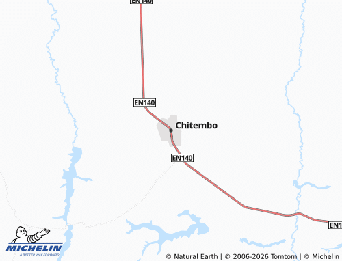 Kaart MICHELIN Chitembo - ViaMichelin
