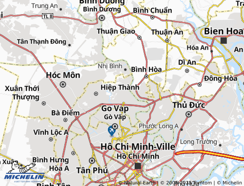 MICHELIN-Landkarte Thạnh Lộc - ViaMichelin