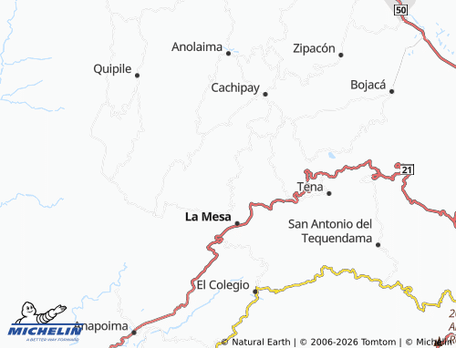 Carte MICHELIN Paraíso - ViaMichelin