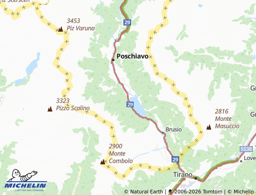 Mapa MICHELIN Le Prese - ViaMichelin