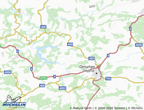 Mappa MICHELIN Dolna Hubavka - ViaMichelin