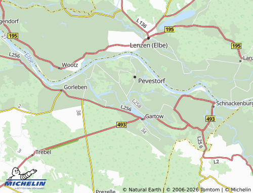 MICHELIN Restorf map - ViaMichelin