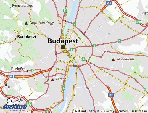 MICHELIN 9. Kerület map - ViaMichelin