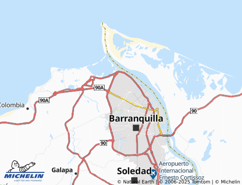 MICHELIN Santa Mónica map - ViaMichelin