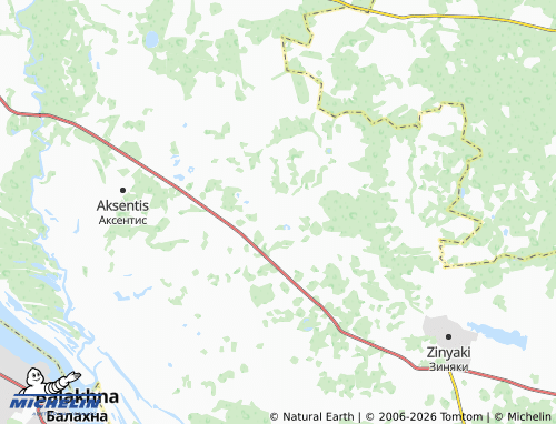 MICHELIN-Landkarte Voronino - ViaMichelin