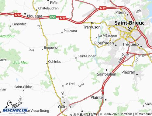 Mapa MICHELIN Saint-Donan - ViaMichelin