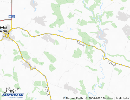 MICHELIN Syvorohy map - ViaMichelin