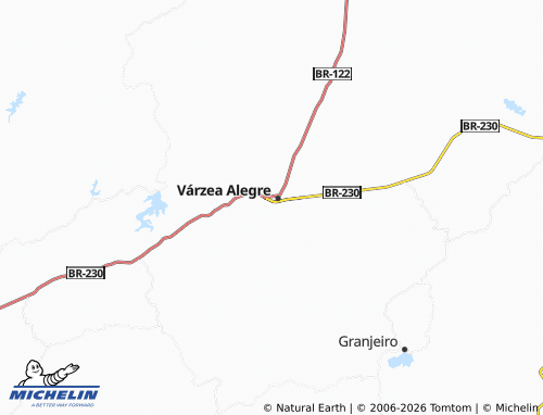 Mapa MICHELIN Varjota - ViaMichelin