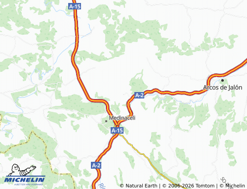 Mapa MICHELIN Coversín - ViaMichelin