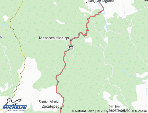 Kaart MICHELIN Concepción Las Mesas - ViaMichelin