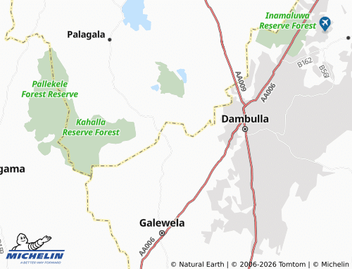 Mappa MICHELIN Wetakoluwewa - ViaMichelin