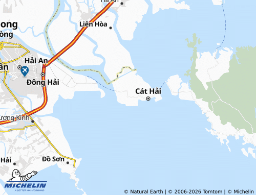 MICHELIN Văn Phong map - ViaMichelin
