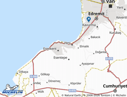 MICHELIN-Landkarte Erdemkent - ViaMichelin