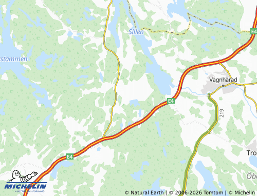 MICHELIN Kvarnsjön map - ViaMichelin