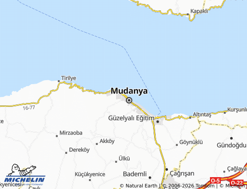 MICHELIN Mütareke map - ViaMichelin