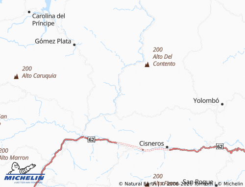 Mappa MICHELIN Hojas Anchas - ViaMichelin