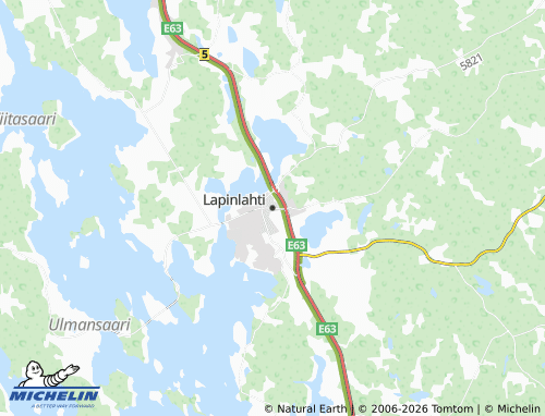 Kaart MICHELIN Lapinlahti - ViaMichelin