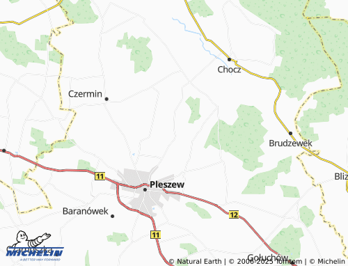 Kaart MICHELIN Pacanowice - ViaMichelin