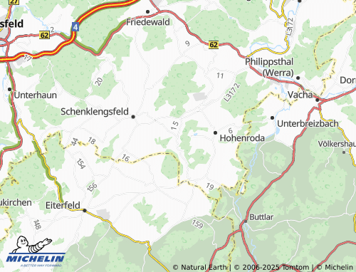 MICHELIN Wehrshausen map - ViaMichelin