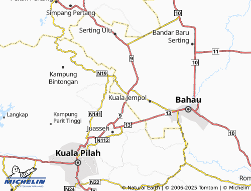 MICHELIN-Landkarte Rumah Rakyat Batu Kikir - ViaMichelin
