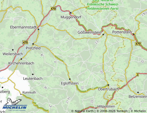 Kaart MICHELIN Wichsenstein - ViaMichelin