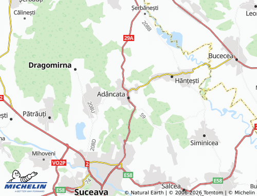 MICHELIN-Landkarte Adâncata - ViaMichelin