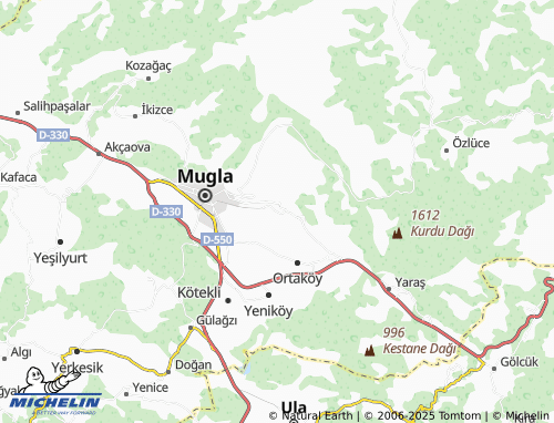 MICHELIN Düğerek map - ViaMichelin